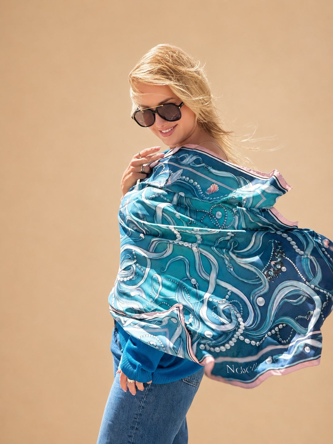 Sirene Scarf silk 90