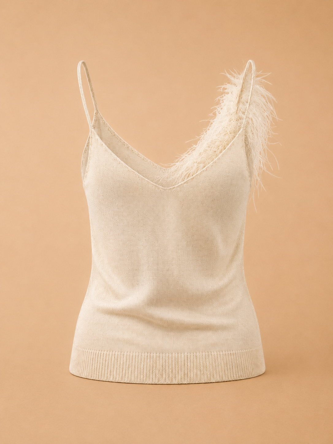 Plume B Top - Ivory Glow