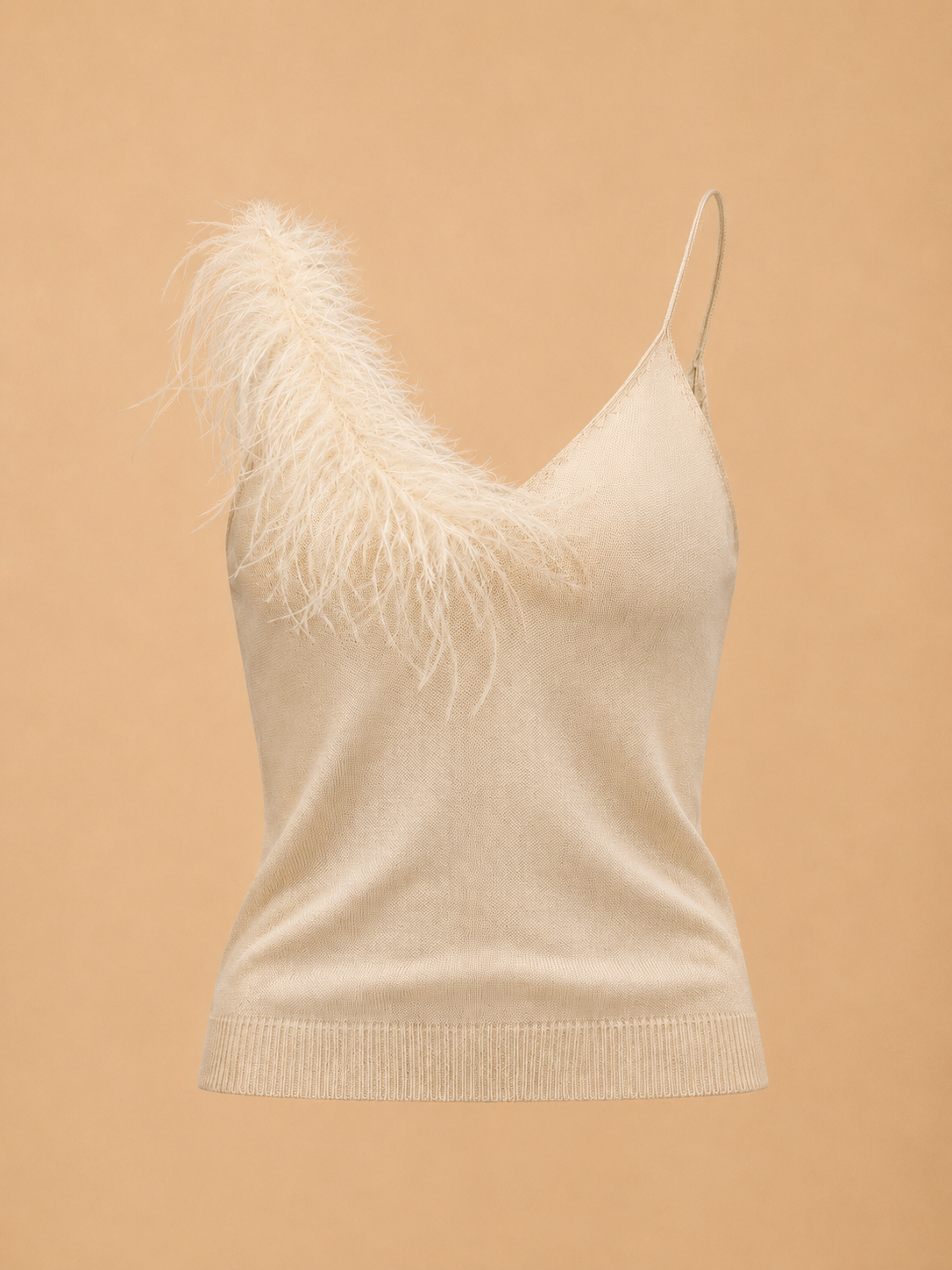 Plume B Top - Ivory Glow