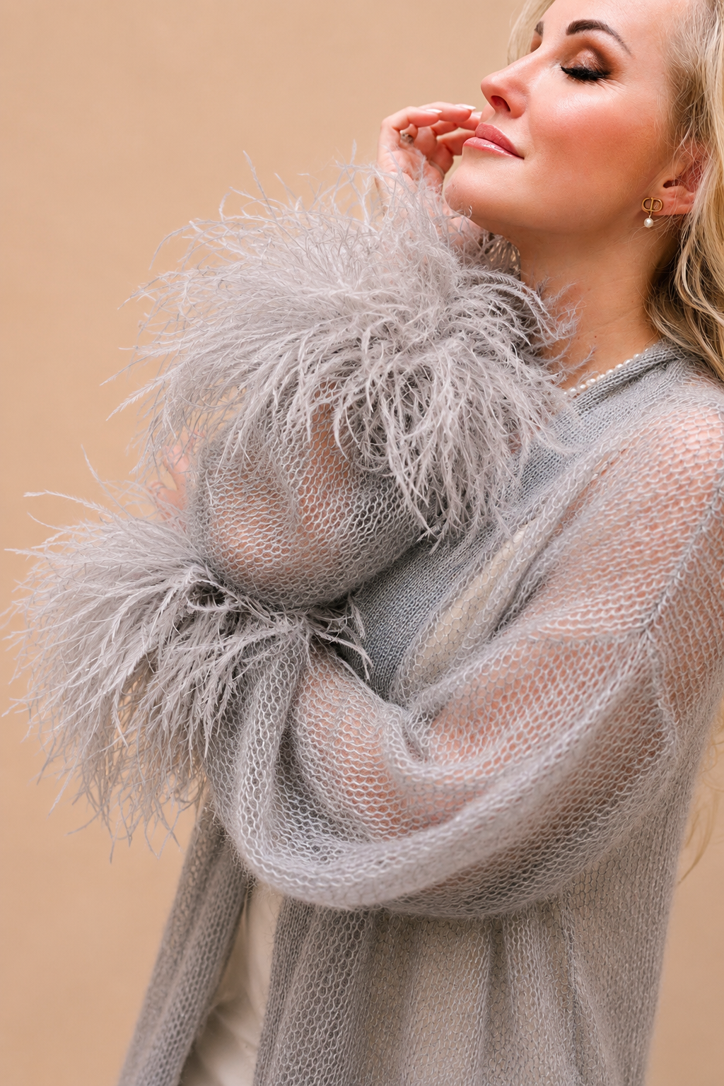 Halo Cardigan – Gris Noble
